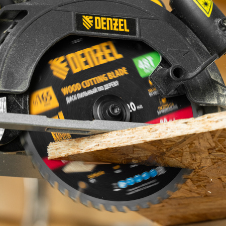 Пильный диск по дереву DENZEL ф165 х 20 мм, 48 зубьев