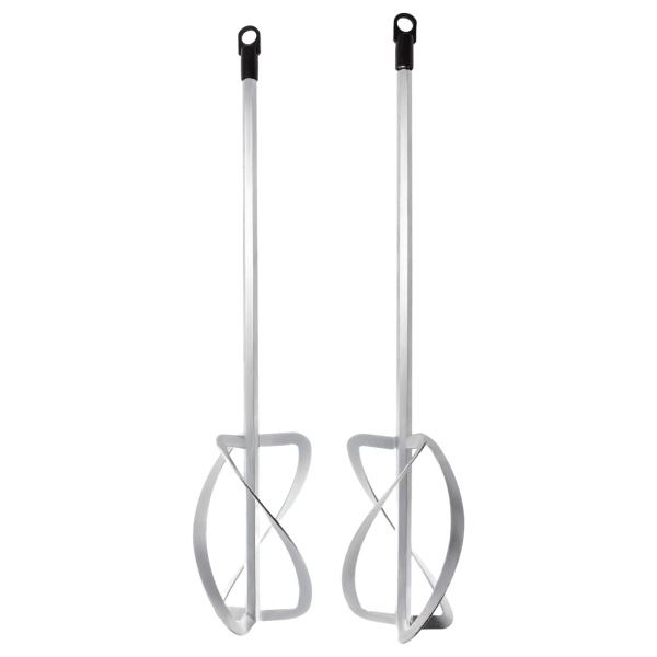 Комплект насадок для строительного миксера DENZEL 2шт., 220х560 мм, оцинкованные, хвостовик HEX13