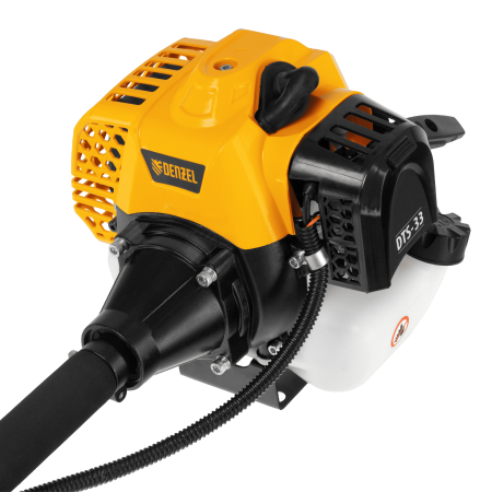 Триммер бензиновый DENZEL DTS-33, 33 см3, неразъемная штанга, состоит из 2 частей