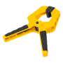 Струбцина клещеобразная DENZEL усиленная 65 х 50 мм, двухкомпонентные рукоятки