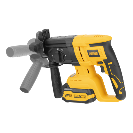 Перфоратор аккумуляторный бесщет. DENZEL RHH-BL-20-28, 3 Дж, Li-Ion, 20 В