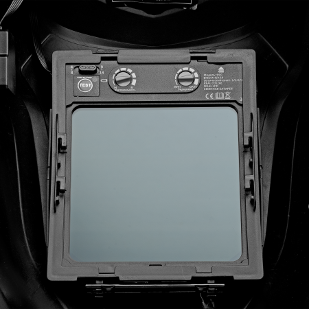 Щиток защитный лицевой DENZEL (маска сварщика) F10, см. окно 100х96, Real Color, DIN 4-8/9-13