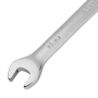 Ключ комбинированный трещоточный DENZEL, 10 мм, CrV, матовый хром