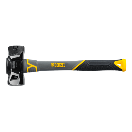 Кувалда с клиновидным бойком DENZEL 1,8 кг, фибергласовая рукоятка c TPR