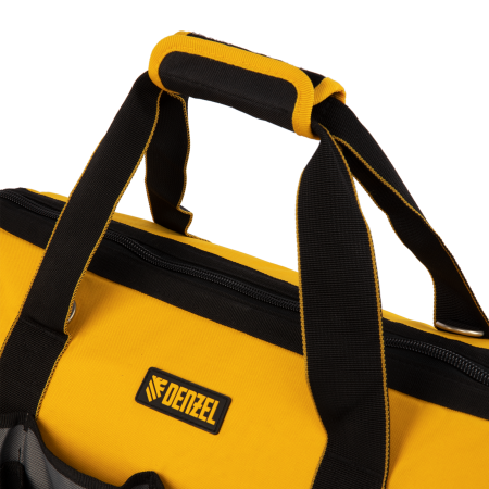 Сумка для инструмента DENZEL 500х245х300 мм, 20 карман.,съемный органайз. 10 карман.,наплеч. рем.