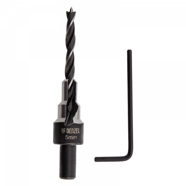 Сверло-зенкер под конфирмат DENZEL 5 мм