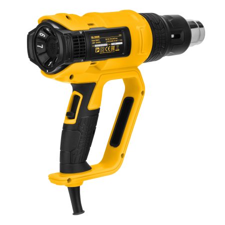 Фен технический DENZEL HG-2000M, 2000 Вт, 3 режима