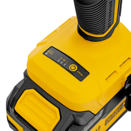 Гайковерт ударный аккумуляторный бесщет. DENZEL CIWH-BL-20-350, Li-Ion, 20 В