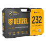 Набор инструментов DENZEL 1/2", 3/8", 1/4", CrV, S2, пластиковый кейс, 232 предмета