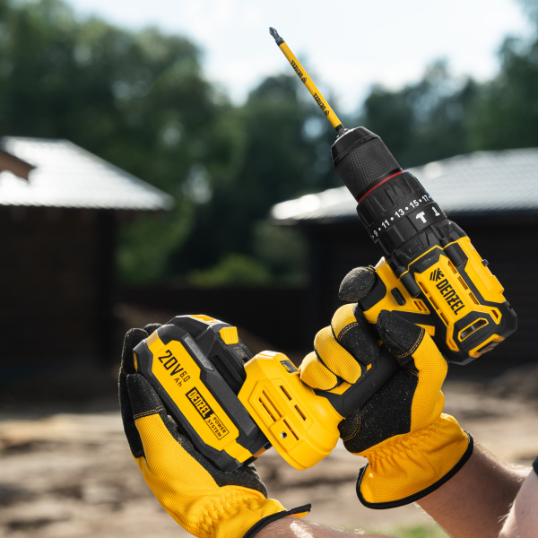 Батарея аккумуляторная DENZEL BH-20-6.0, Li-Ion, USB, 20 В, 6,0 Ач