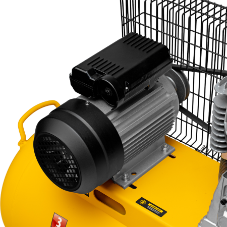 Компрессор воздушный DENZEL BCI2300/100, 2.3 кВт, ременный привод, 100 литров, 400 л/мин