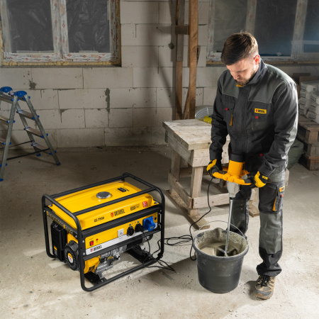 Генератор бензиновый DENZEL GE 7900, 6.5 кВт, 220 В/50 Гц, 25 л, ручной старт