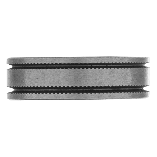 Подающий ролик DENZEL U профиль зубчатый под флюсовую проволоку 0,8-1мм посадка квадрат, 2 шт