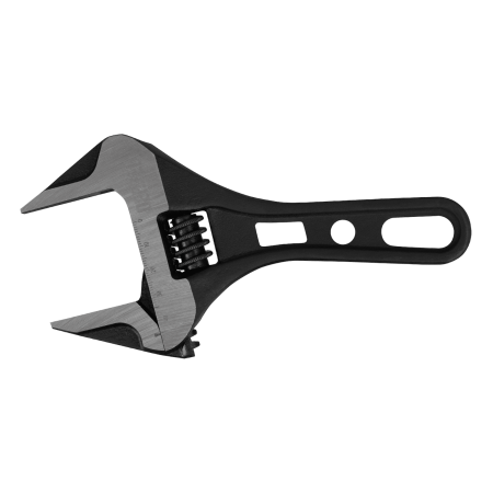 Ключ разводной DENZEL 185 мм, CrV, кованый, укороченная рукоятка