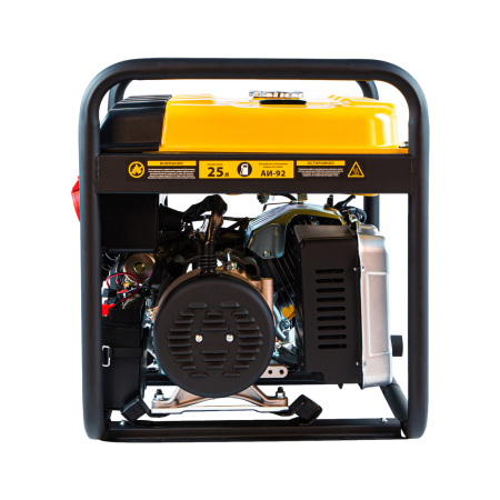 Генератор бензиновый DENZEL PS 80 E-3, 6.6 кВт, 400 В, 25 л, электростартер