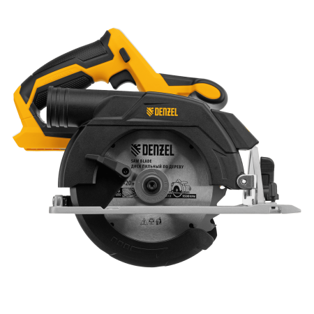 Пила циркулярная аккумуляторная бесщет. DENZEL CCS-165-0, 18В Li-Ion