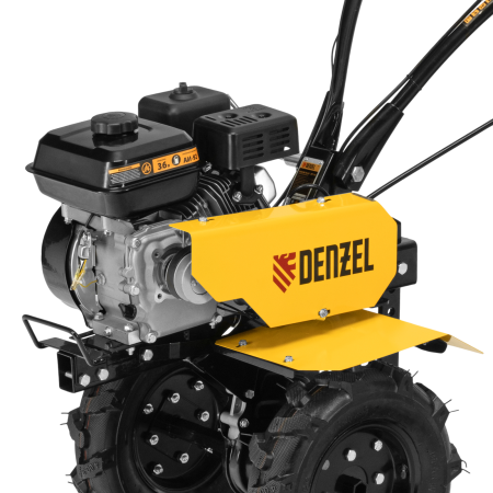 Мотоблок DENZEL DPT-170, 7 л.с., ремен.сцеп, шир 85 см, глуб 35 см,фрез 3х3,ШОМ,скор 2В/1Н,кол 8"