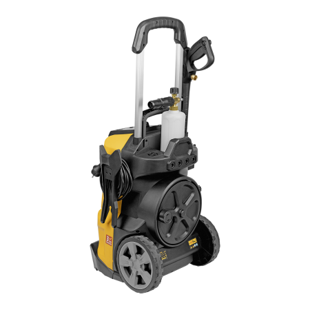 Моечная машина высокого давления DENZEL R-230iD, 3300 Вт, 230 бар, 600 л/ч, асинхронный двигатель, с барабаном