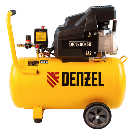 Компрессор воздушный DENZEL X-PRO DK1500/50, 1.5 кВт, 230 л/мин, 50 л