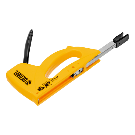 Степлер пластиковый DENZEL скобы в комплекте, тип 53, 6-10 мм