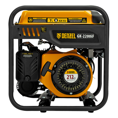 Генератор инверторный DENZEL GK-2200iF, 2,2 кВт, 230 В, ручной старт