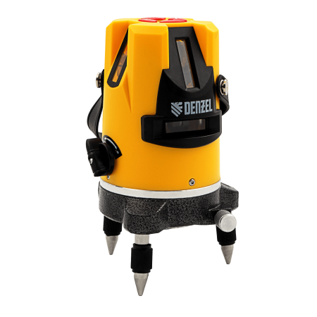 Лазерный уровень DENZEL LX3, 10 м, ± 0.3 мм/1 м, 635 нм, резьба 5/8 дюйм