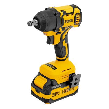 Гайковерт ударный аккумуляторный бесщет. DENZEL CIWH-BL-20-500, Li-Ion, 20 В Гайковерт ударный аккумуляторный бесщет. DENZEL CIWH-BL-20-500, Li-Ion, 20 В