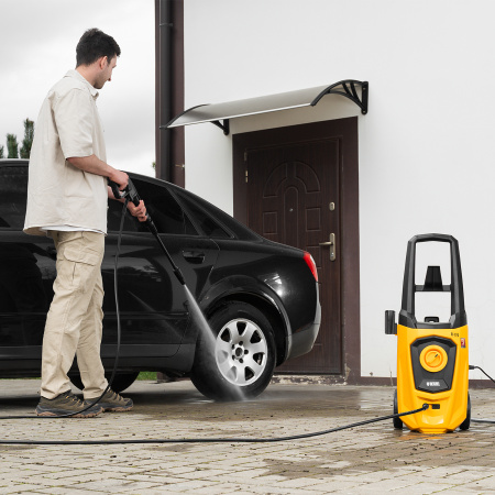 Моечная машина высокого давления DENZEL R-170, 2000 Вт, 170 бар, 360 л/ч, колесная