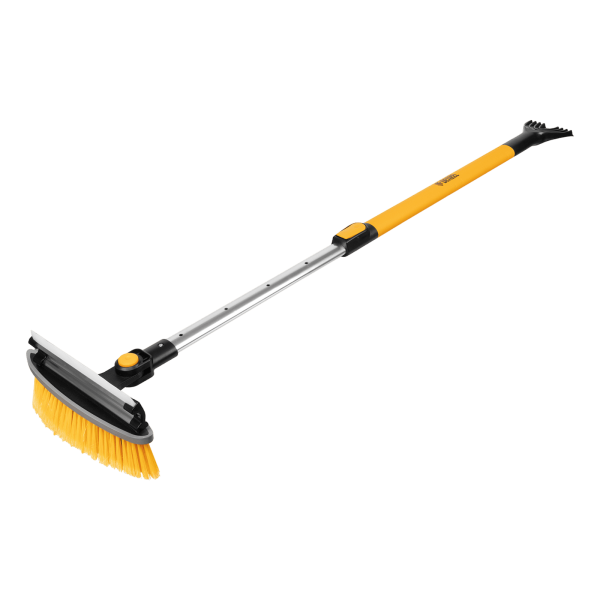Щетка-сметка со скребком DENZEL телескоп, поворотная голова, водосгон 950-1320 мм Щетка-сметка со скребком DENZEL телескоп, поворотная голова, водосгон 950-1320 мм
