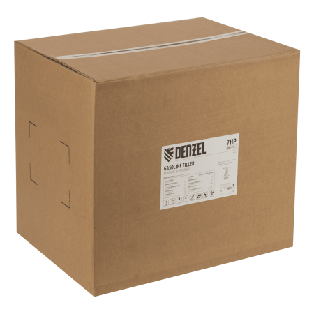 Мотоблок DPT-270, 7 л.с., ремен.сцеп, шир 85 см, глуб 35 см,фрез 3х4,ШОМ,скор 2В/1Н,кол 8" Denzel