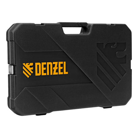 Набор инструментов DENZEL 1/2", 1/4", 3/8", CrV, S2, пластиковый кейс, 144 предмета