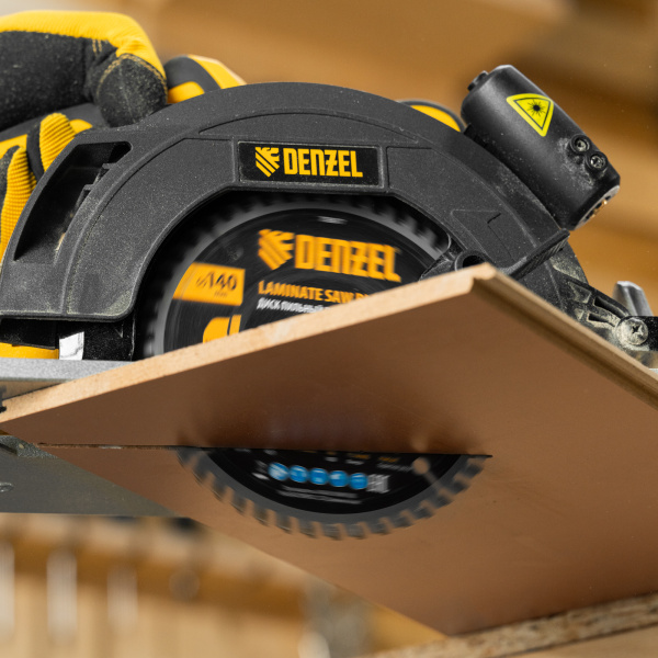 Пильный диск по ламинату DENZEL ф140 х 20 мм, 48 зубьев