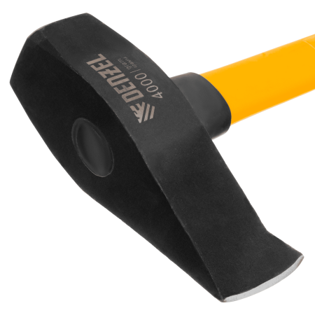 Колун-кувалда DENZEL 4000 г, кованая, фибергласовая  рукоятка c TPR покрытием, 880 мм