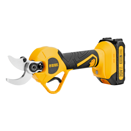 Секатор аккумуляторный, бесщет. DENZEL, CP-30BL, Li-Ion, 20 В, лезвия SK5