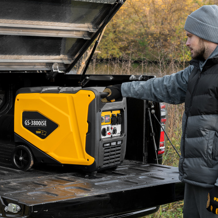 Генератор инверторный DENZEL GS-3800iSE, 3,8 кВт, 230 В, закрытый корпус,электростартер