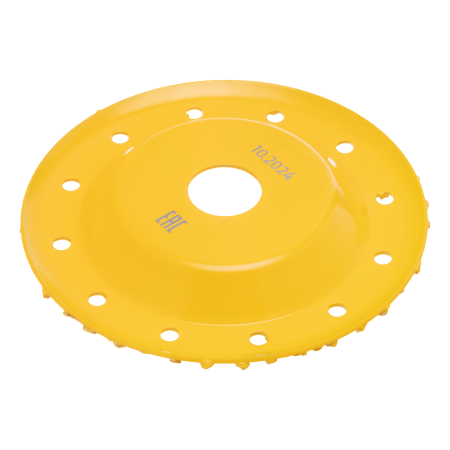 Чашка твердосплавная зачистная DENZEL, 125 мм, Наклонная, крупное зерно #8