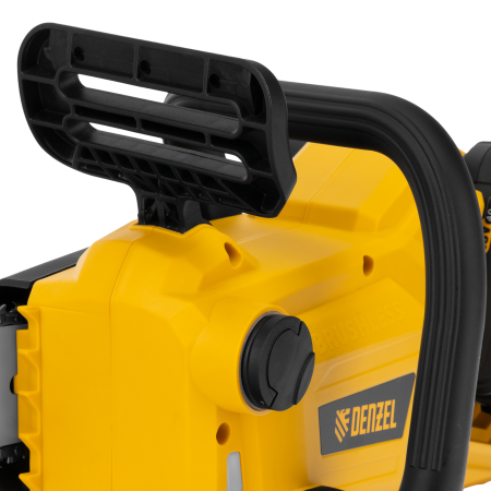 Аккумуляторная цепная пила DENZEL RCS400-36, Li-ion, 36 В, 4 Ач, шина 400 мм, бесщеточная