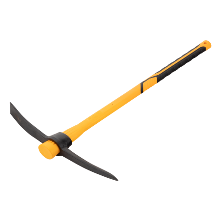 Кирка DENZEL 2000 г, узкая, фиберглассовая обрезиненная рукоятка 900 мм