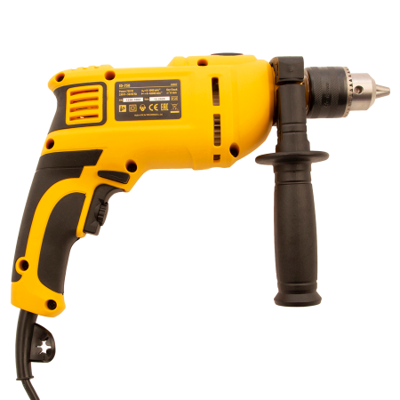 Ударная дрель DENZEL ID-750, 750 Вт, 0-3000 об/мин, 48000 уд/мин