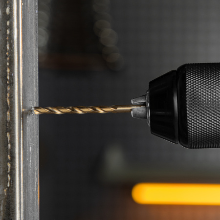 Сверло по металлу DENZEL 4,5 мм, HSS Co-8%