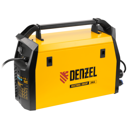 Аппарат инвертор. полуавтомат. сварки DENZEL MultiMIG-200DP Synergy Double Pulse, 200 А, ПВ 80%