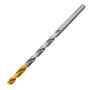 Сверло спиральное по металлу DENZEL 7,0 х 156 мм, Р6М5, Golden Tip, удлиненное