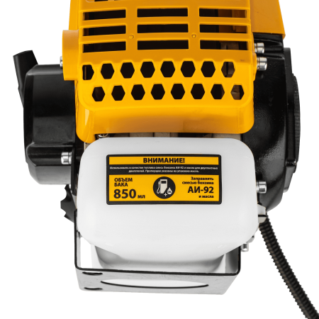 Триммер бензиновый DENZEL DTS-43S, 43 см3, разъемная штанга, состоит из 2 частей