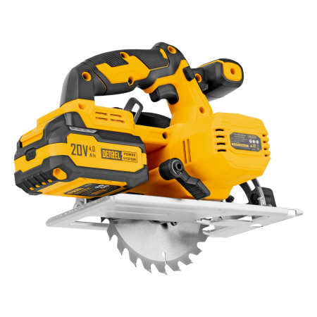 Пила циркулярная аккумуляторная DENZEL CCSH-20-165, 165 мм, Li-Ion, 20 В