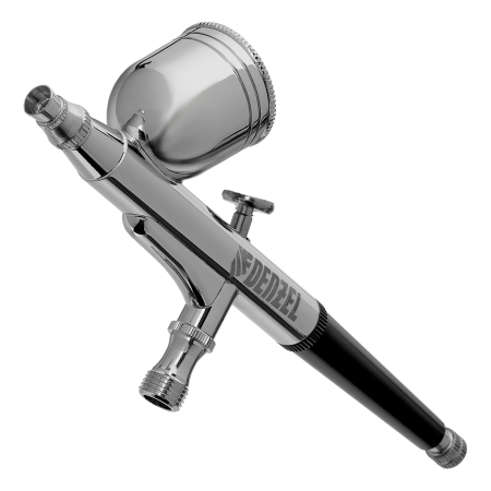 Аэрограф с верхним бачком DENZEL AB1, 0.2/0.3/0.5 мм, 7 мл, 9 л/мин