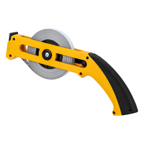 Рулетка геодезическая DENZEL 30 м х 13 мм, открытый корпус, металлическая лента