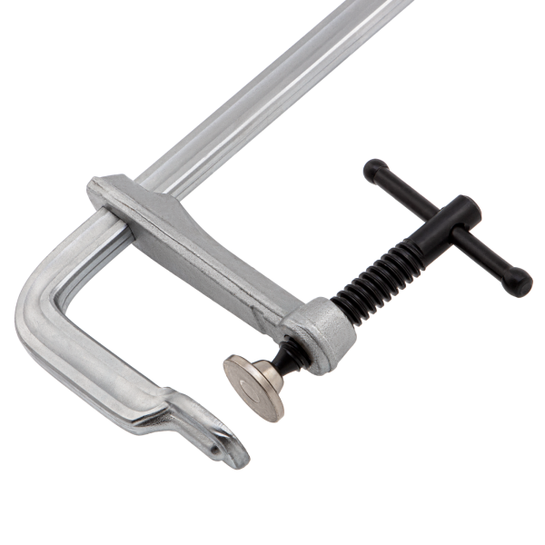 Струбцина DENZEL F-образная, 120x300мм, кованая Струбцина DENZEL F-образная, 120x300мм, кованая