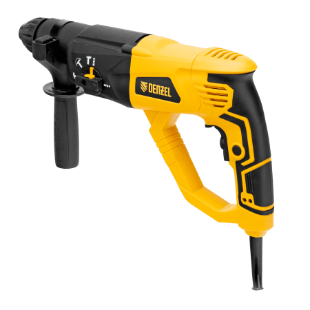 Перфоратор электрический DENZEL RH-1050-26, SDS-plus, 1050 Вт, 3.2 Дж, 3 плюс 1 режим