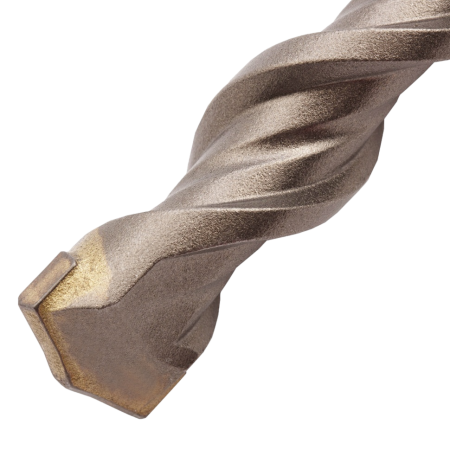 Бур по бетону DENZEL 705037, 16 x 210 мм, двойная спираль, три пылеотводящие кромки