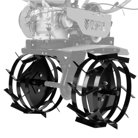 Грунтозацепы DENZEL 425/200 мм, посадка круг 30 мм, комплект 2 шт